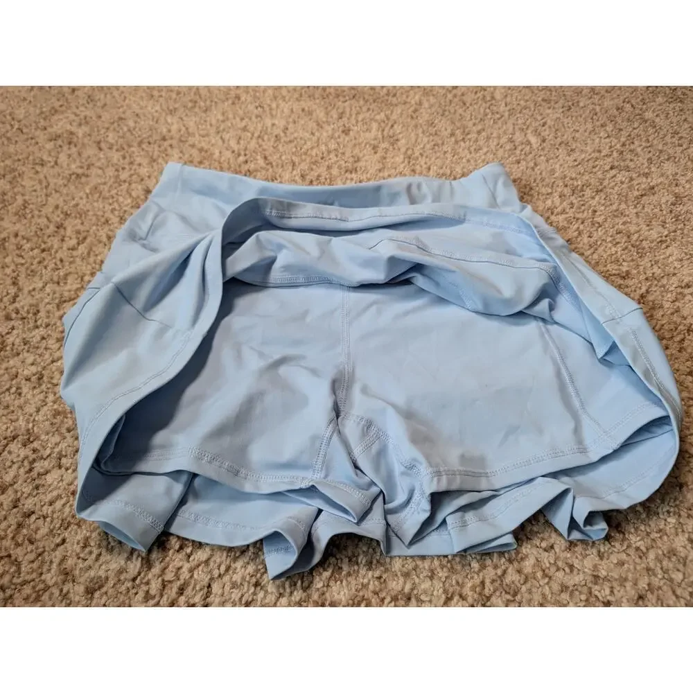 Cute, Light blue Skort, pockets, built in shorts,  good quality; medium; no tags
